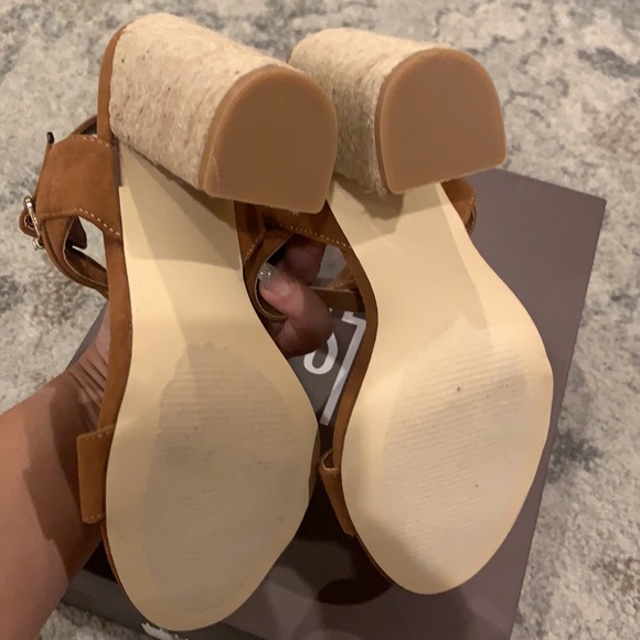 Leila Stone suede sandals size 7.5 - Picture 4 of 6